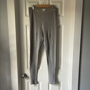 Moda Intl Gray Knit Leggings